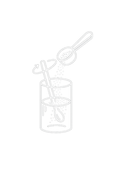 1. Добави 1 мерителна лъжичка